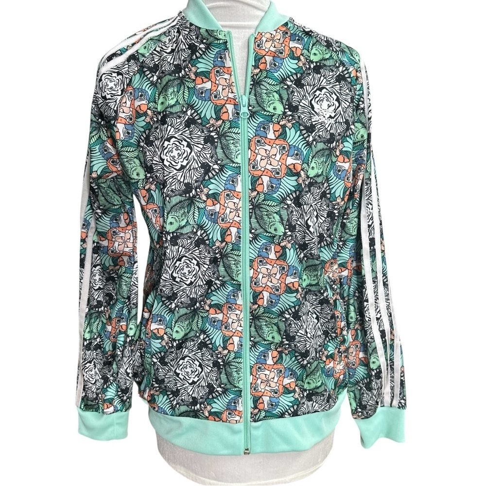 Adidas Zoo Print Track Jacket. Size XL (Junior)